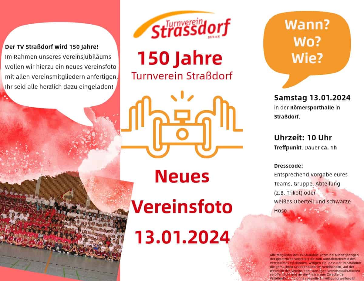 TV Straßdorf Vereinsfoto am 13. Januar 2024