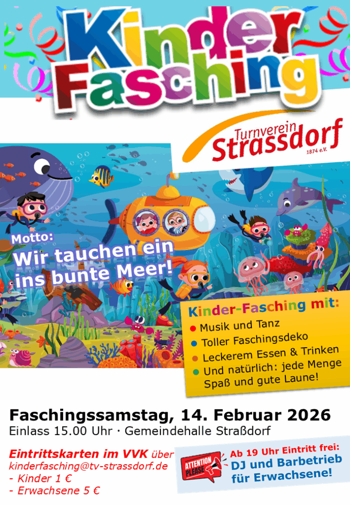 TV Straßdorf Kinderfasching 2026